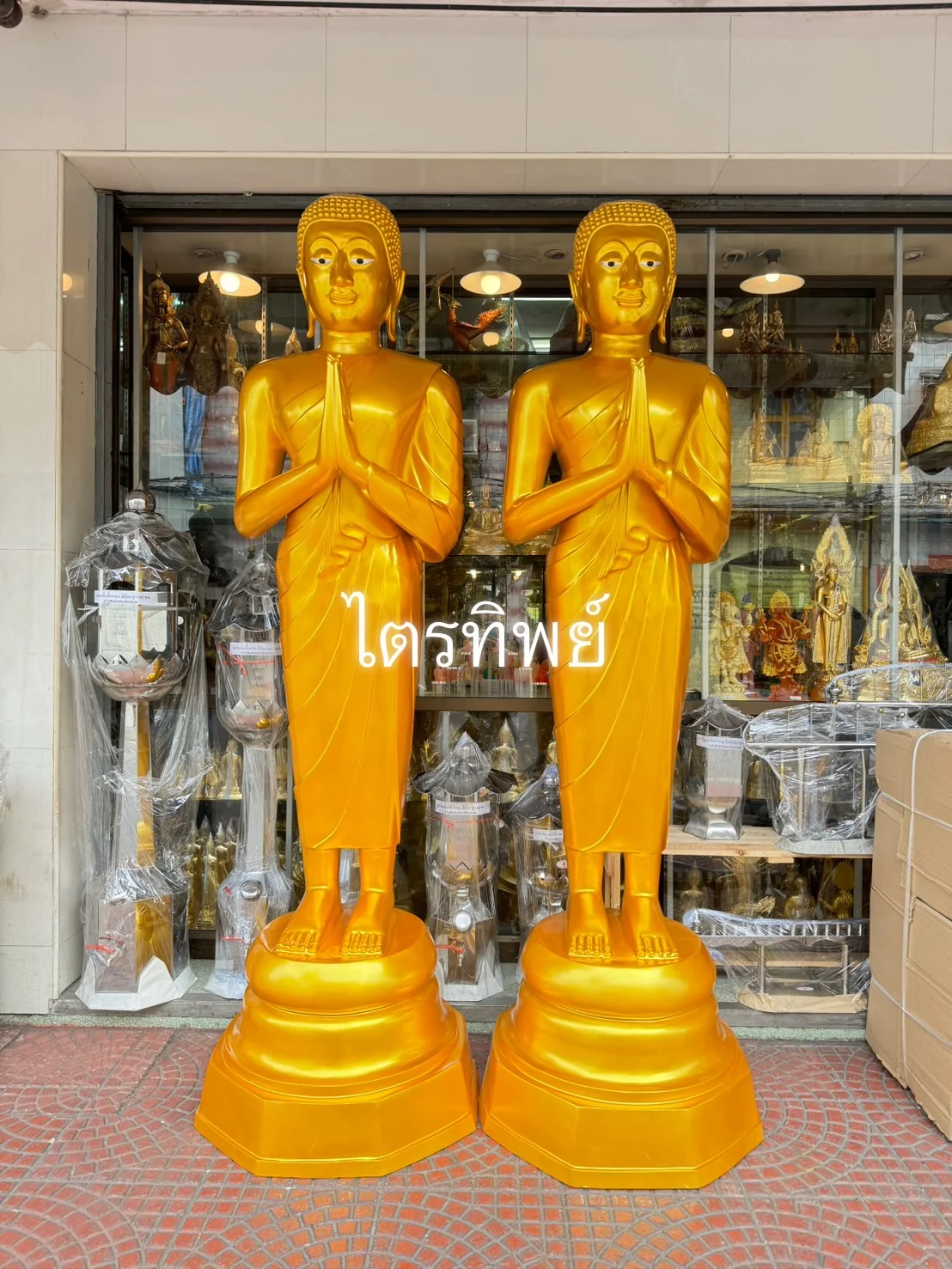 พระโมคัลลา-สารีบุตร สูง 2.35 ม.