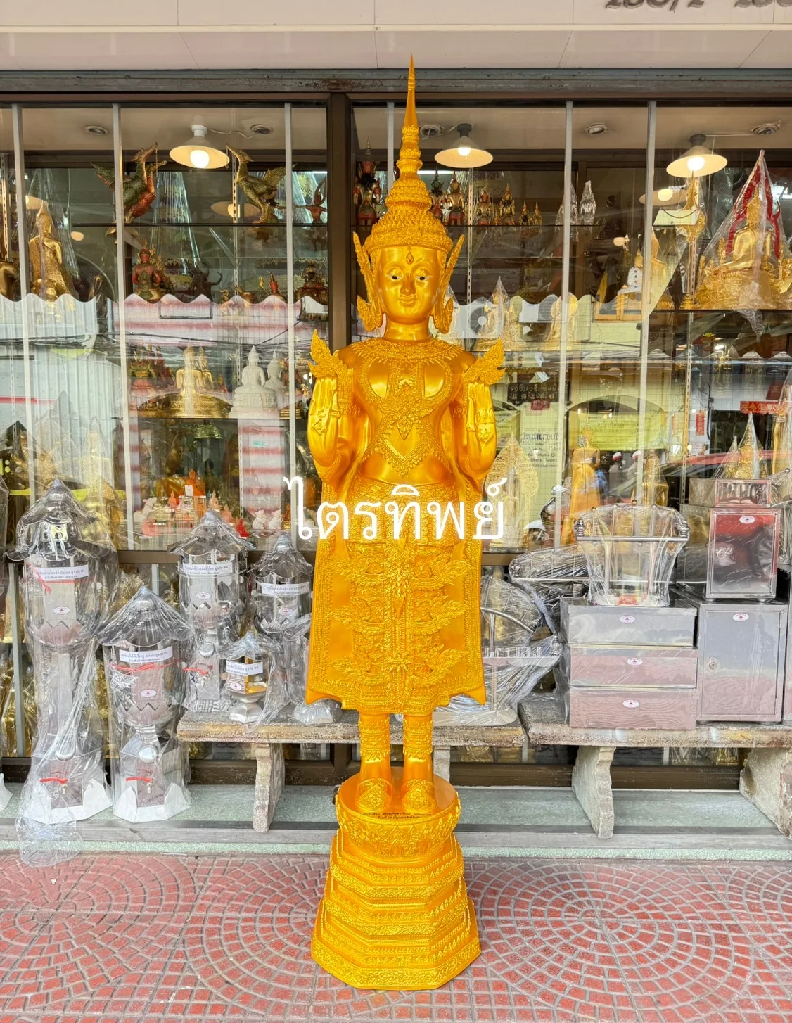 พระจักรพรรดิ ปางห้ามสมุทร สูง 2.3 ม.