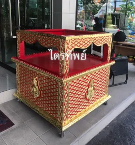 ตู้พระไตรปิฎก-ตู้พัดยศ-ตู้เทียนชัย