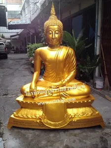พระสุโขทัยปางสะดุ้งมาร 50 นิ้ว ฐานบัว