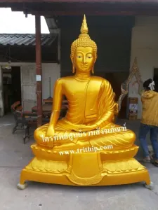 พระสุโขทัยปางสะดุ้งมาร 60 นิ้ว ฐานบัว