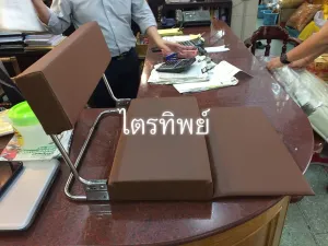 อาสนะสแตนเลส สีน้ำตาล