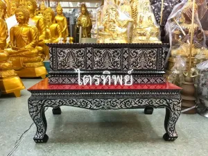 ตู้พระธรรมพร้อมตัวรองมุก