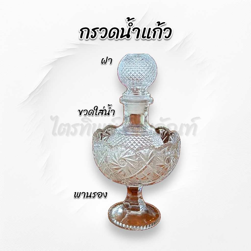 ชุดกรวดน้ำ แก้วใส โมเดิร์น มินิมอล 2