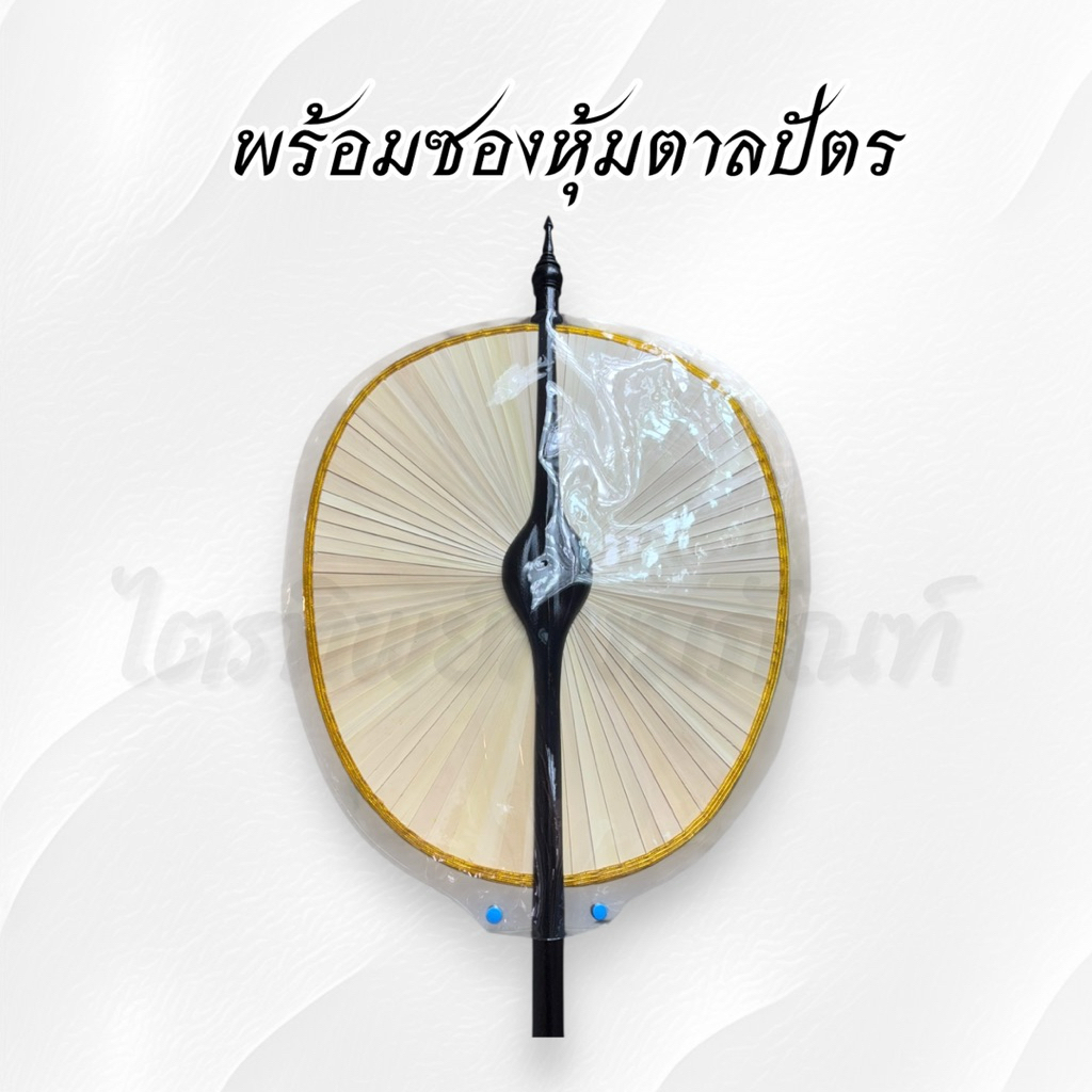 ตาลปัตรใบลานพัดหนีบ โบราณ 3